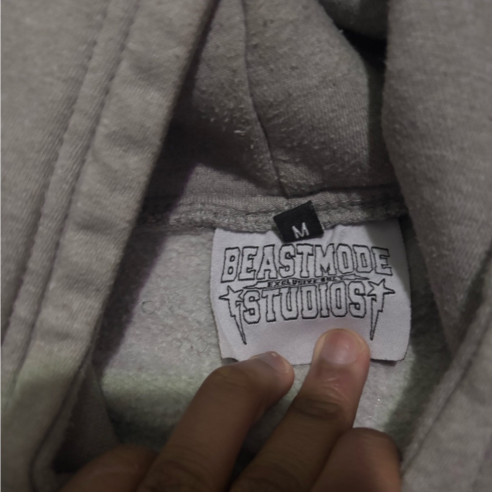 Source Unknown Gray Hoodie Jacket - image 3